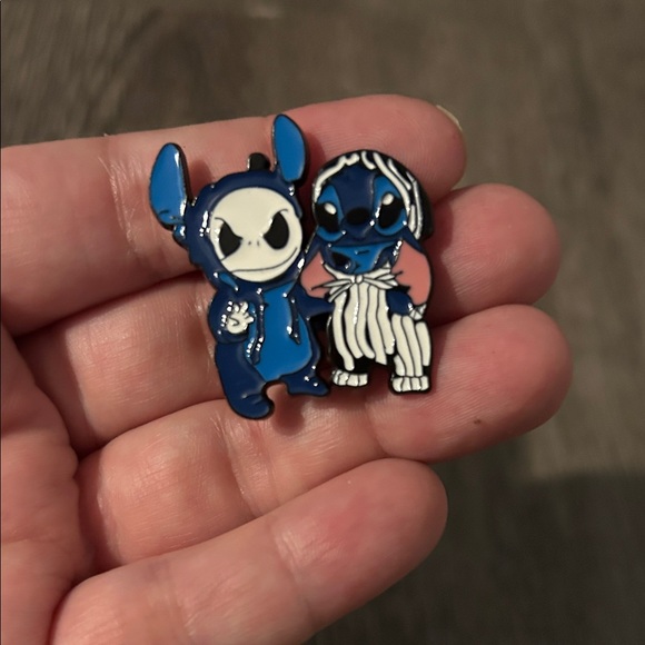 Disney Accessories - Stitch and Jack in Costume Enamel Pin